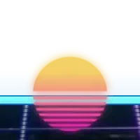 Synthwave - Overlay Footer