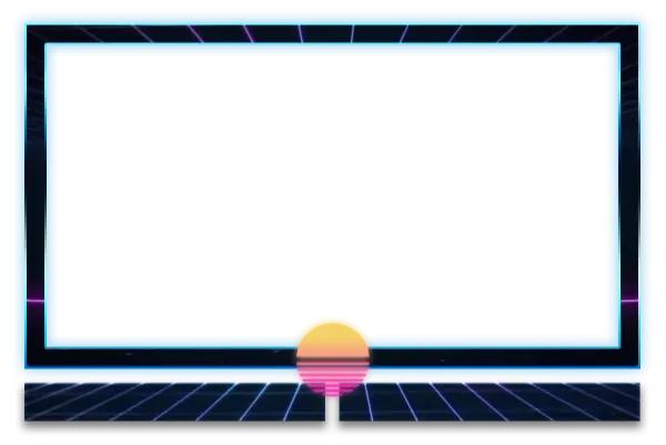 Synthwave - Webcam 2 Panels