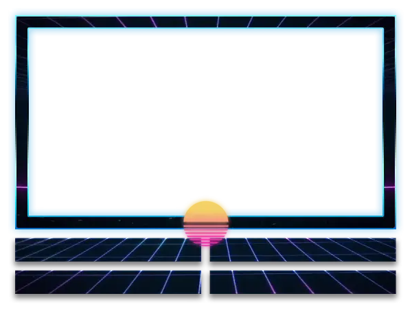 Synthwave - Webcam 4 Panels