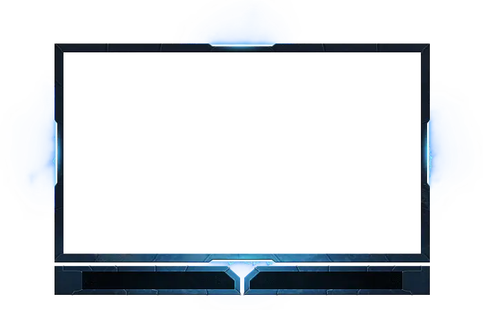 Unique Blue - Webcam 2 Panels