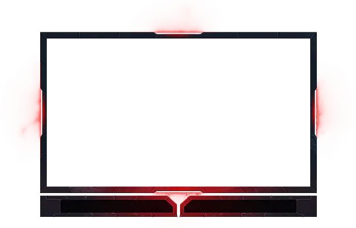 Unique Red - Webcam 2 Panels