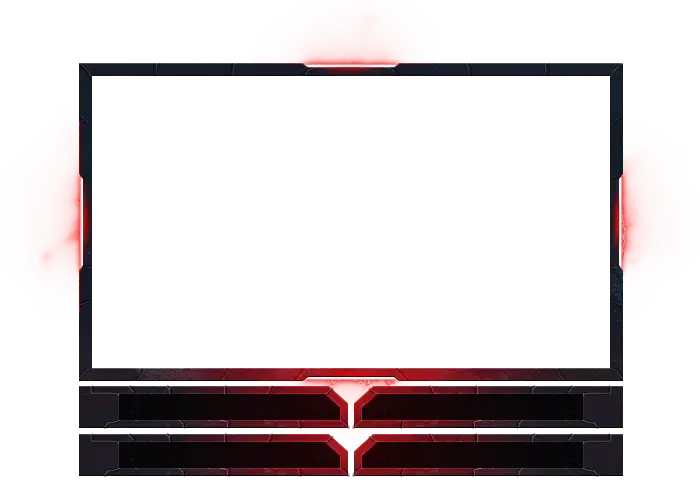 Unique Red - Webcam 4 Panels