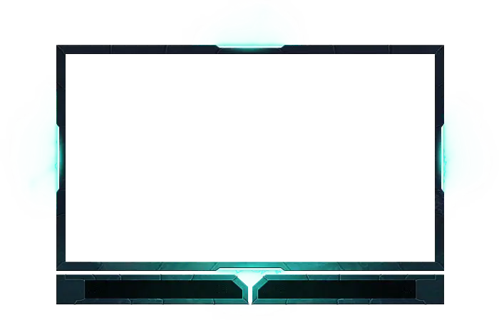 Unique Turquoise - Webcam 2 Panels