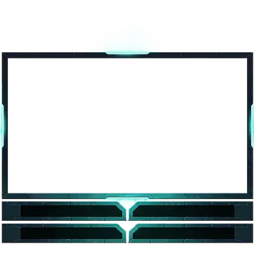Unique Turquoise - Webcam 4 Panels