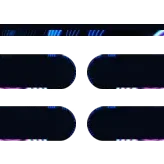 NeonWaves - Greenscreen 4 Panels