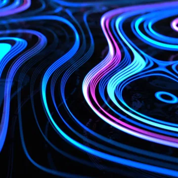 NeonWaves - Talkingbanner Background