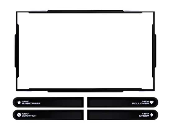 Anthracite - Webcam 4 Panels