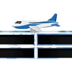 Aviation - Greenscreen 4 Panels