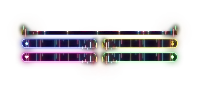 Christmas Lights - Greenscreen 4 Panels