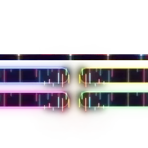 Christmas Lights - Greenscreen 4 Panels