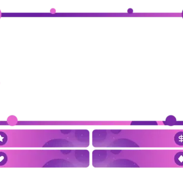 Clean Pink - Webcam 4 Panels