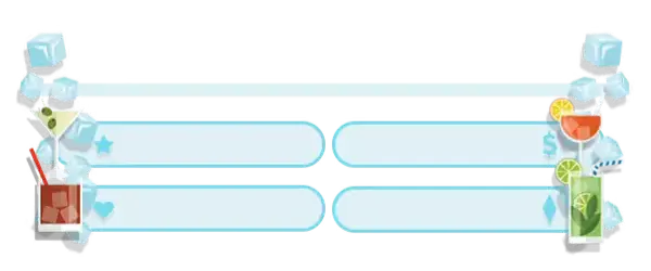 Cocktail - Greenscreen 4 Panels