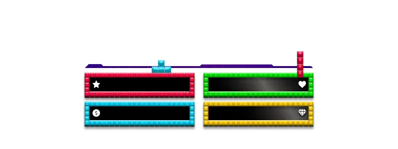 Cubic - Greenscreen 4 Panels
