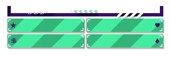 Diagonal - Greenscreen 4 Panels