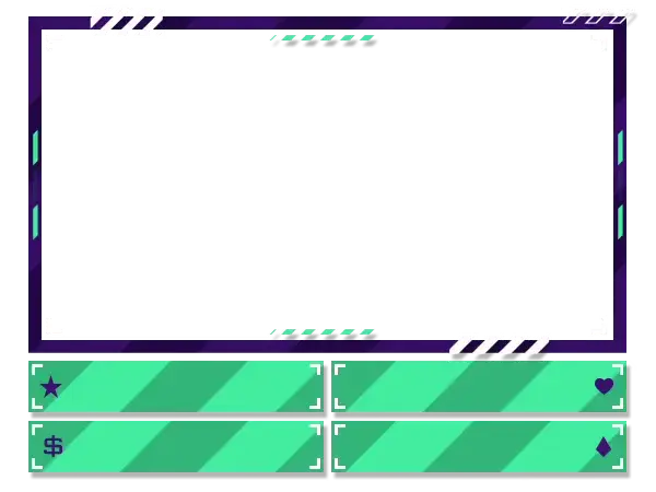 Diagonal - Webcam 4 Panels