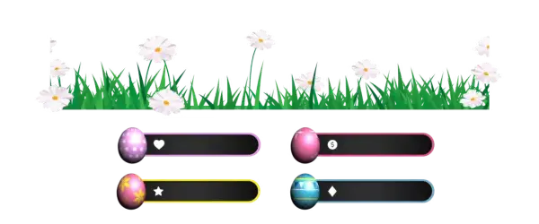 Easter - Greenscreen 4 Panels