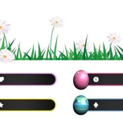 Easter - Greenscreen 4 Panels