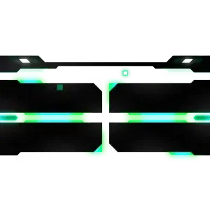 Green Light - Greenscreen 4 Panels