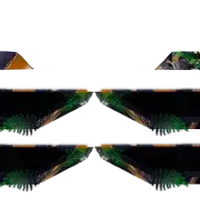 Jungle - Greenscreen 4 Panels