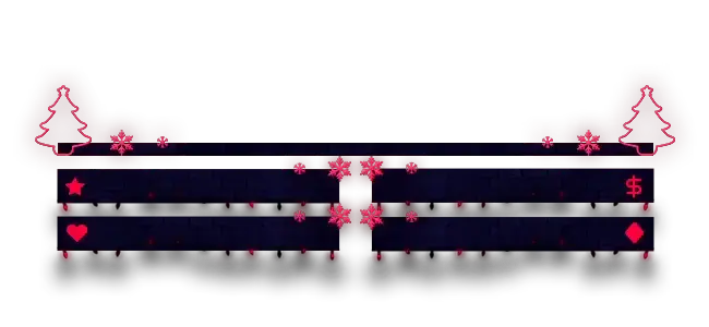 Led Christmas - Greenscreen 4 Panels
