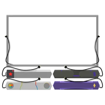 Oldschool - Webcam 4 Panels