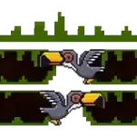 Pixel Jungle - Greenscreen 4 Panels