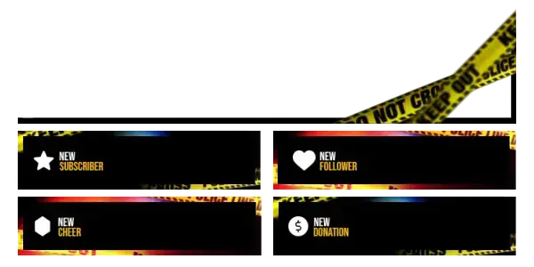 Police - Greenscreen 4 Panels