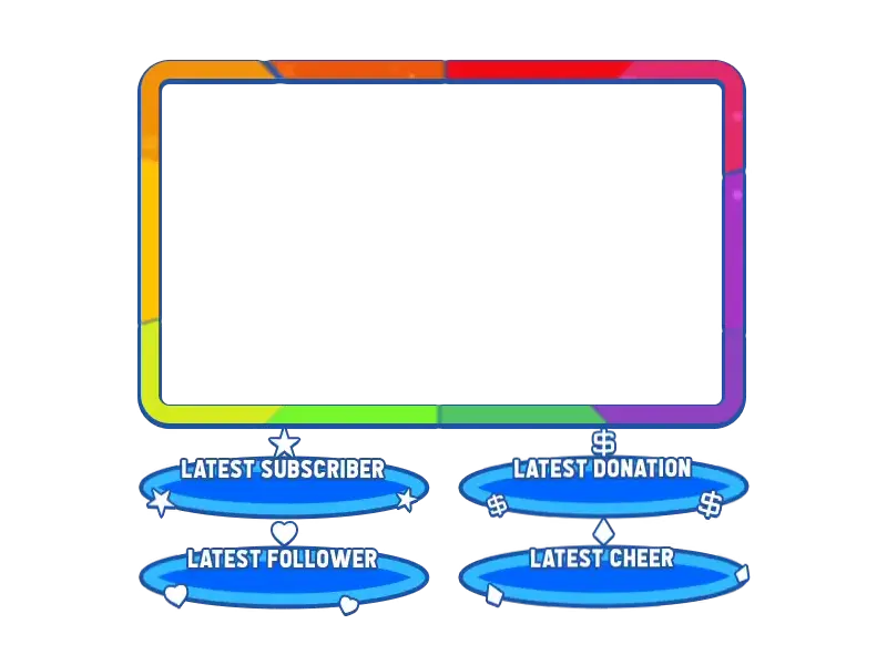 Rainbow - Webcam 4 Panels