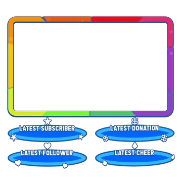 Rainbow - Webcam 4 Panels