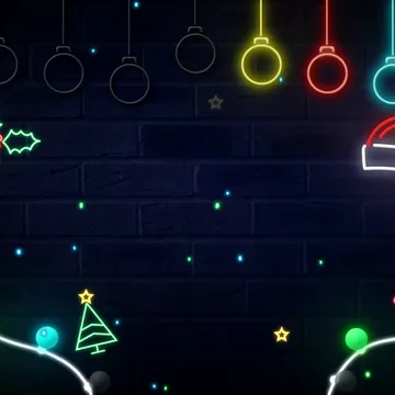 Neon-Christmas - Transition