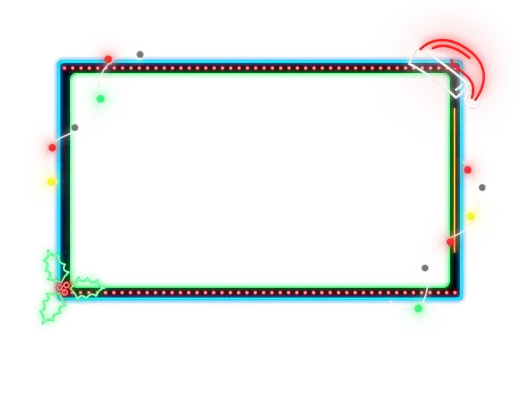 Neon-Christmas - Webcam Blank Type 1