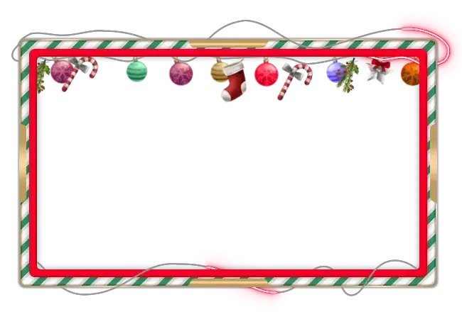 Streamers-Christmas - Webcam 4Panels Type 1