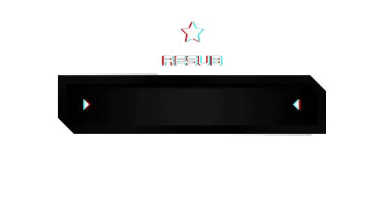 Glitchy - Alert Style Re-Sub