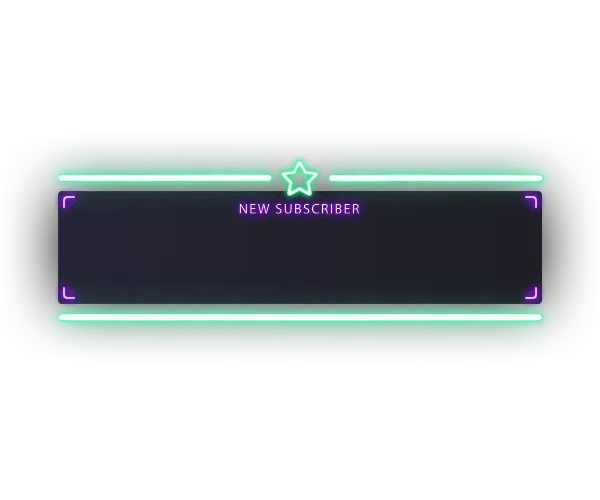 LED - YouTube Alert Style Subscriber
