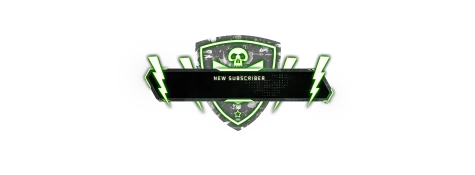 Military - YouTube Alert Style Subscriber