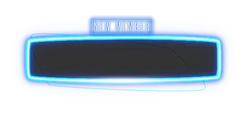 Neon Blue - YouTube Alert Style Member