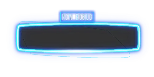Neon Blue - Alert Style Re-Sub