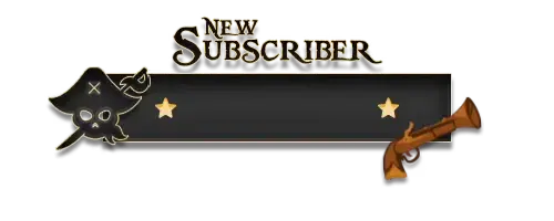 Pirate - YouTube Alert Style Subscriber