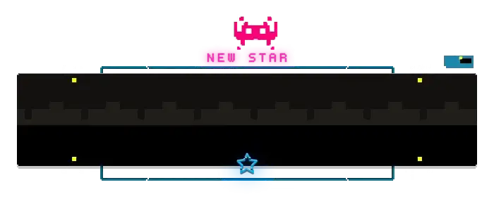 Pixelart - Alert Style Stars