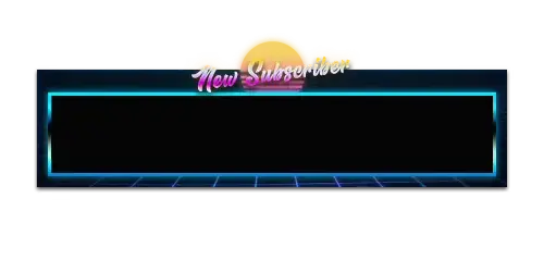 Synthwave - YouTube Alert Style Subscriber