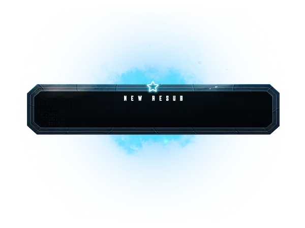 Unique Blue - Alert Style Re-Sub