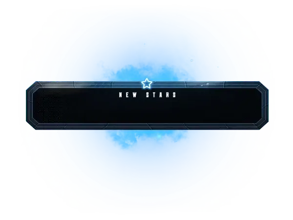 Unique Blue - Alert Style Stars