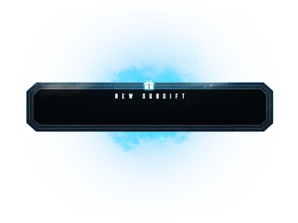 Unique Blue - Alert Style Sub Gift