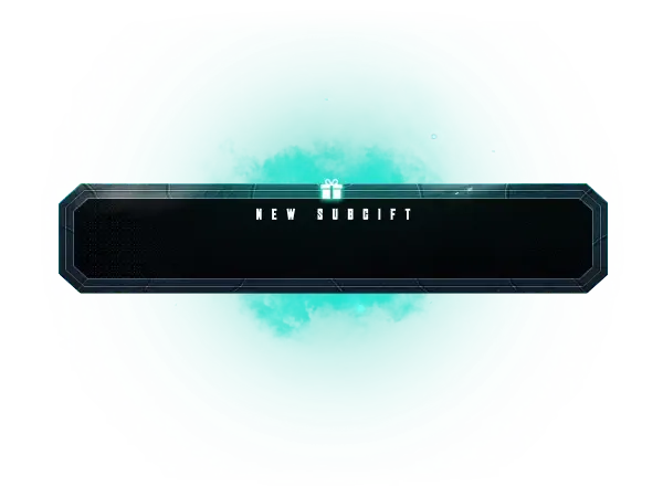Unique Turquoise - Alert Style Sub Gift