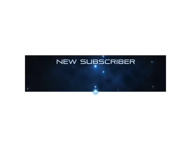 Chief - YouTube Alert Style Subscriber