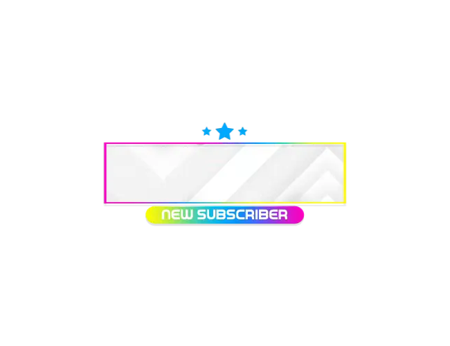 Chromatic - YouTube Alert Style Subscriber