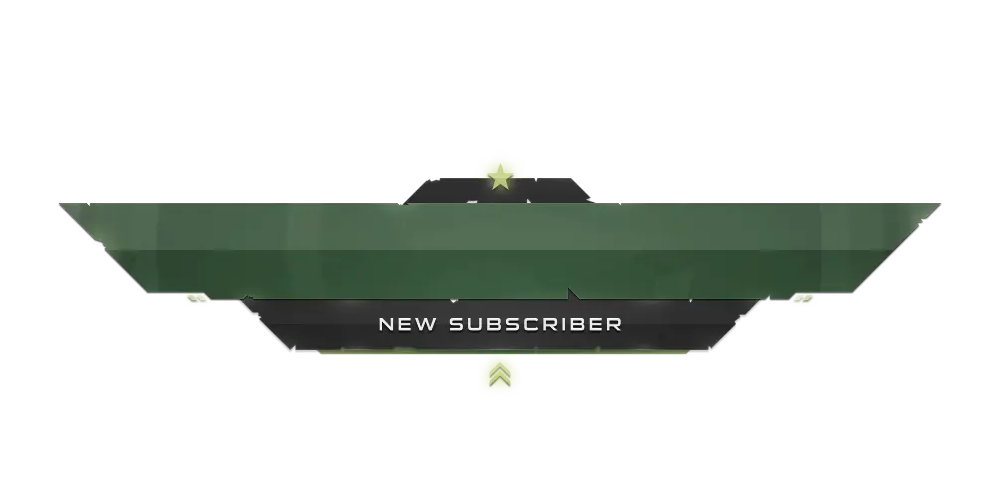 Army - YouTube Alert Style Subscriber