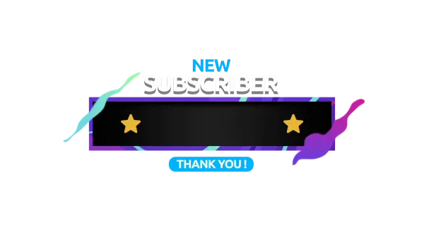 Creative - YouTube Alert Style Subscriber
