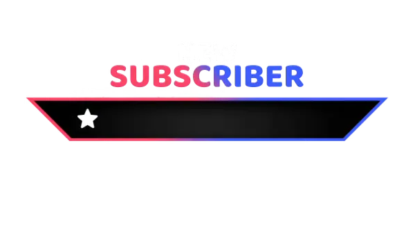 Gradient - YouTube Alert Style Subscriber