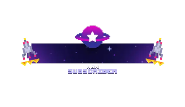 Pixel Universe - YouTube Alert Style Subscriber